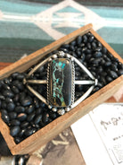 The Black Jack Cuff, 2-Bracelets & Cuffs-Calli Co., Turquoise and Silver Jewelry, Native American Handmade, Zuni Tribe, Navajo Tribe, Brock Texas