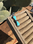 The Double Stone Adjustable Ring, 10-Rings-Calli Co., Turquoise and Silver Jewelry, Native American Handmade, Zuni Tribe, Navajo Tribe, Brock Texas