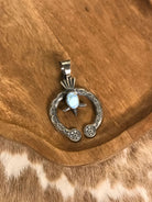 The Naja Pendant, 8-Pendants-Calli Co., Turquoise and Silver Jewelry, Native American Handmade, Zuni Tribe, Navajo Tribe, Brock Texas