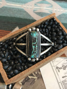 The Black Jack Cuff, 4-Bracelets & Cuffs-Calli Co., Turquoise and Silver Jewelry, Native American Handmade, Zuni Tribe, Navajo Tribe, Brock Texas