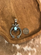 The Naja Pendant, 9-Pendants-Calli Co., Turquoise and Silver Jewelry, Native American Handmade, Zuni Tribe, Navajo Tribe, Brock Texas