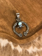 The Naja Pendant, 10-Pendants-Calli Co., Turquoise and Silver Jewelry, Native American Handmade, Zuni Tribe, Navajo Tribe, Brock Texas