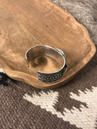 The Allamore Cuff-Bracelets & Cuffs-Calli Co., Turquoise and Silver Jewelry, Native American Handmade, Zuni Tribe, Navajo Tribe, Brock Texas