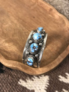 The Arya Cuff-Bracelets & Cuffs-Calli Co., Turquoise and Silver Jewelry, Native American Handmade, Zuni Tribe, Navajo Tribe, Brock Texas