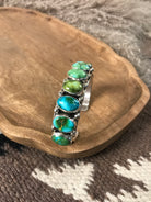 The Embers Cuff-Bracelets & Cuffs-Calli Co., Turquoise and Silver Jewelry, Native American Handmade, Zuni Tribe, Navajo Tribe, Brock Texas