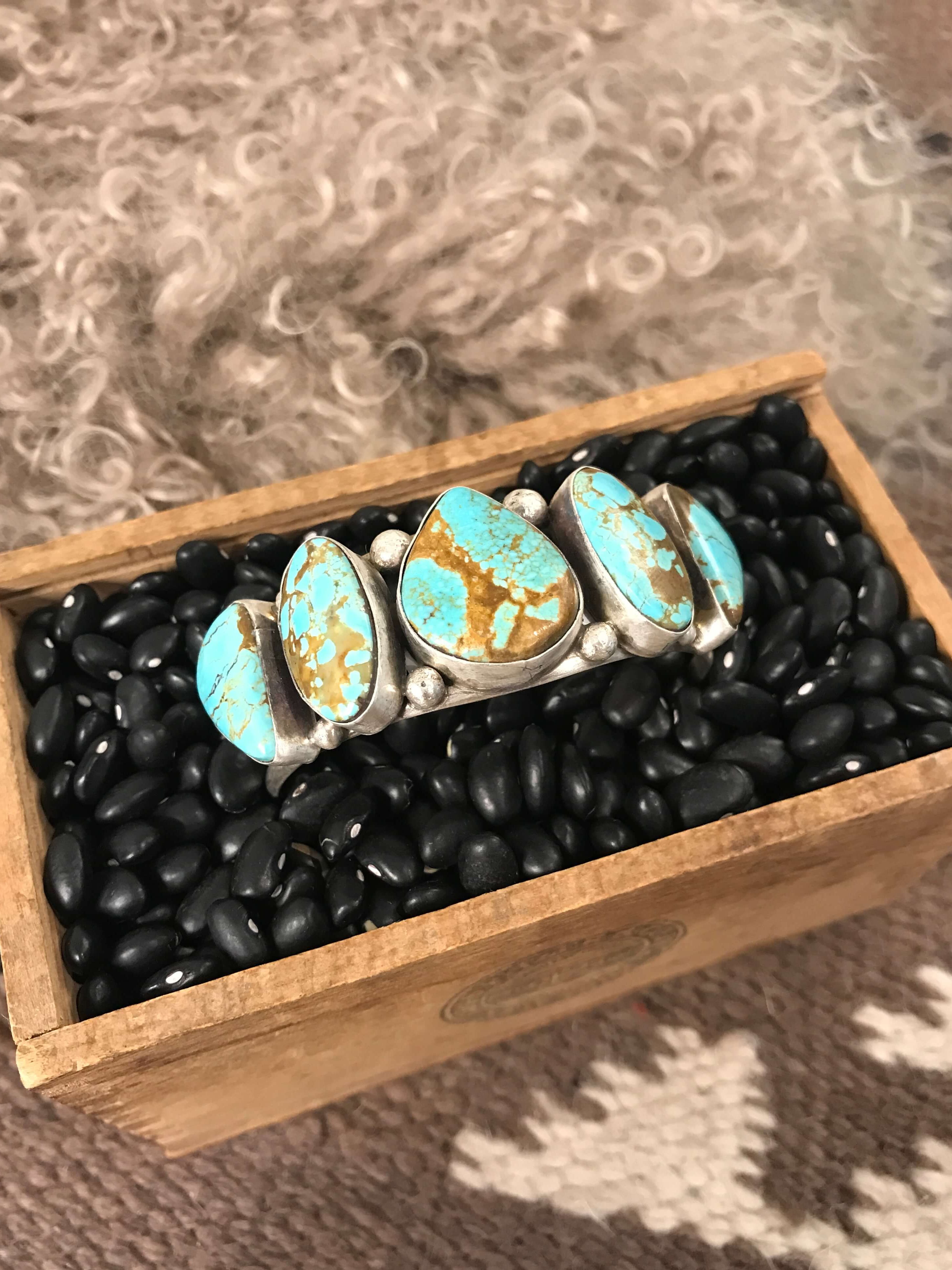 The Sadler Cuff, 11-Bracelets & Cuffs-Calli Co., Turquoise and Silver Jewelry, Native American Handmade, Zuni Tribe, Navajo Tribe, Brock Texas
