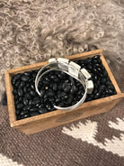 The Sadler Cuff, 14-Bracelets & Cuffs-Calli Co., Turquoise and Silver Jewelry, Native American Handmade, Zuni Tribe, Navajo Tribe, Brock Texas