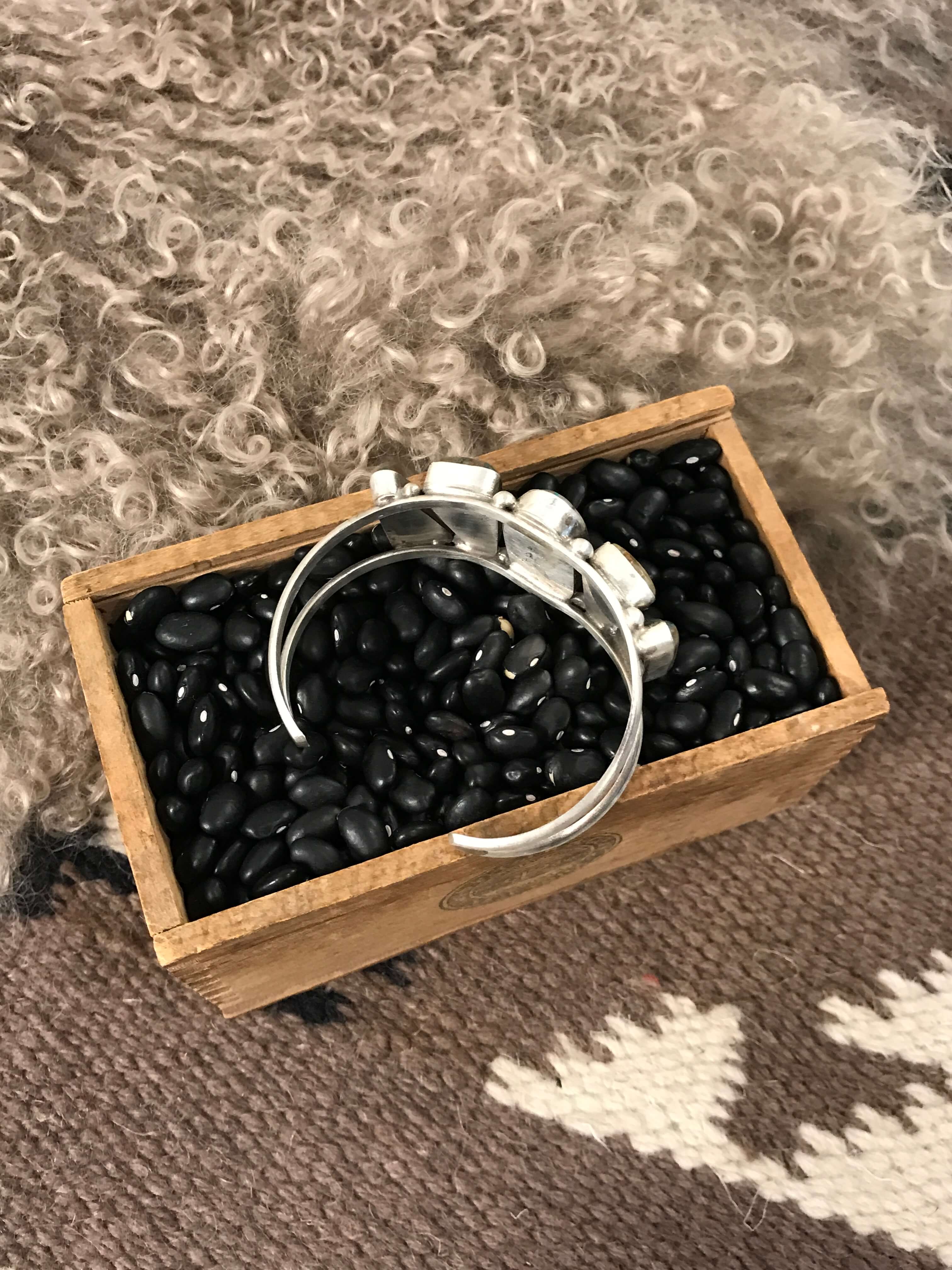 The Sadler Cuff, 16-Bracelets & Cuffs-Calli Co., Turquoise and Silver Jewelry, Native American Handmade, Zuni Tribe, Navajo Tribe, Brock Texas