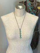 The Arroyo 5 Stone Lariat, 12-Necklaces-Calli Co., Turquoise and Silver Jewelry, Native American Handmade, Zuni Tribe, Navajo Tribe, Brock Texas