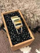 The Sadler Cuff, 18-Bracelets & Cuffs-Calli Co., Turquoise and Silver Jewelry, Native American Handmade, Zuni Tribe, Navajo Tribe, Brock Texas