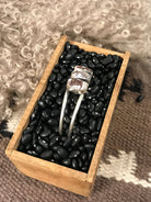 The Triple Stone Cuff, 11-Bracelets & Cuffs-Calli Co., Turquoise and Silver Jewelry, Native American Handmade, Zuni Tribe, Navajo Tribe, Brock Texas