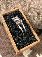 The Triple Stone Cuff, 11-Bracelets & Cuffs-Calli Co., Turquoise and Silver Jewelry, Native American Handmade, Zuni Tribe, Navajo Tribe, Brock Texas