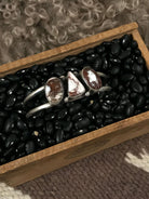 The Triple Stone Cuff, 13-Bracelets & Cuffs-Calli Co., Turquoise and Silver Jewelry, Native American Handmade, Zuni Tribe, Navajo Tribe, Brock Texas