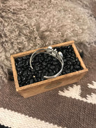 The Triple Stone Cuff, 13-Bracelets & Cuffs-Calli Co., Turquoise and Silver Jewelry, Native American Handmade, Zuni Tribe, Navajo Tribe, Brock Texas