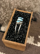 The Triple Stone Cuff, 14-Bracelets & Cuffs-Calli Co., Turquoise and Silver Jewelry, Native American Handmade, Zuni Tribe, Navajo Tribe, Brock Texas