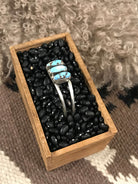 The Triple Stone Cuff, 14-Bracelets & Cuffs-Calli Co., Turquoise and Silver Jewelry, Native American Handmade, Zuni Tribe, Navajo Tribe, Brock Texas