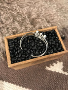 The Triple Stone Cuff, 14-Bracelets & Cuffs-Calli Co., Turquoise and Silver Jewelry, Native American Handmade, Zuni Tribe, Navajo Tribe, Brock Texas