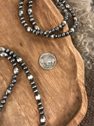 The Shiloh Necklace, 17"-Necklaces-Calli Co., Turquoise and Silver Jewelry, Native American Handmade, Zuni Tribe, Navajo Tribe, Brock Texas