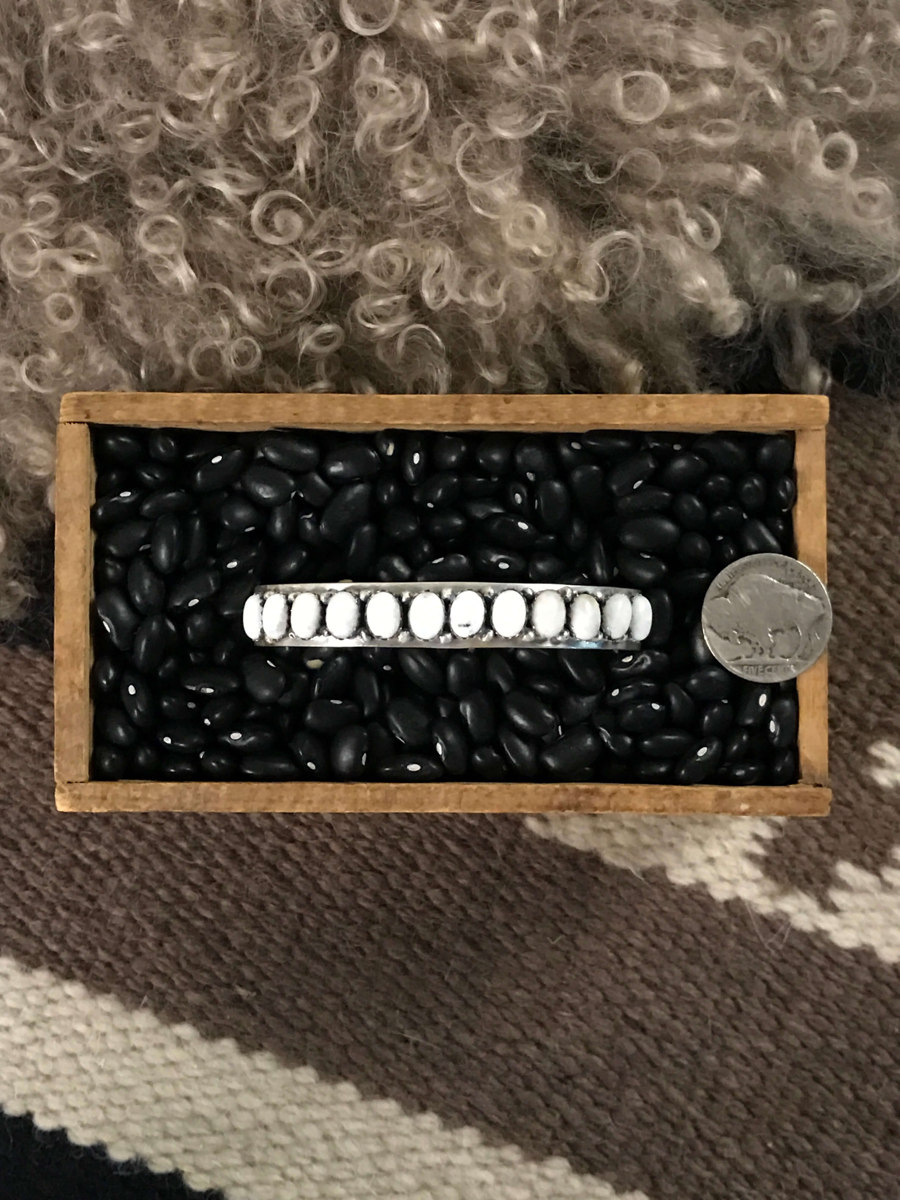 The Vivianne Cuff, 2-Bracelets & Cuffs-Calli Co., Turquoise and Silver Jewelry, Native American Handmade, Zuni Tribe, Navajo Tribe, Brock Texas