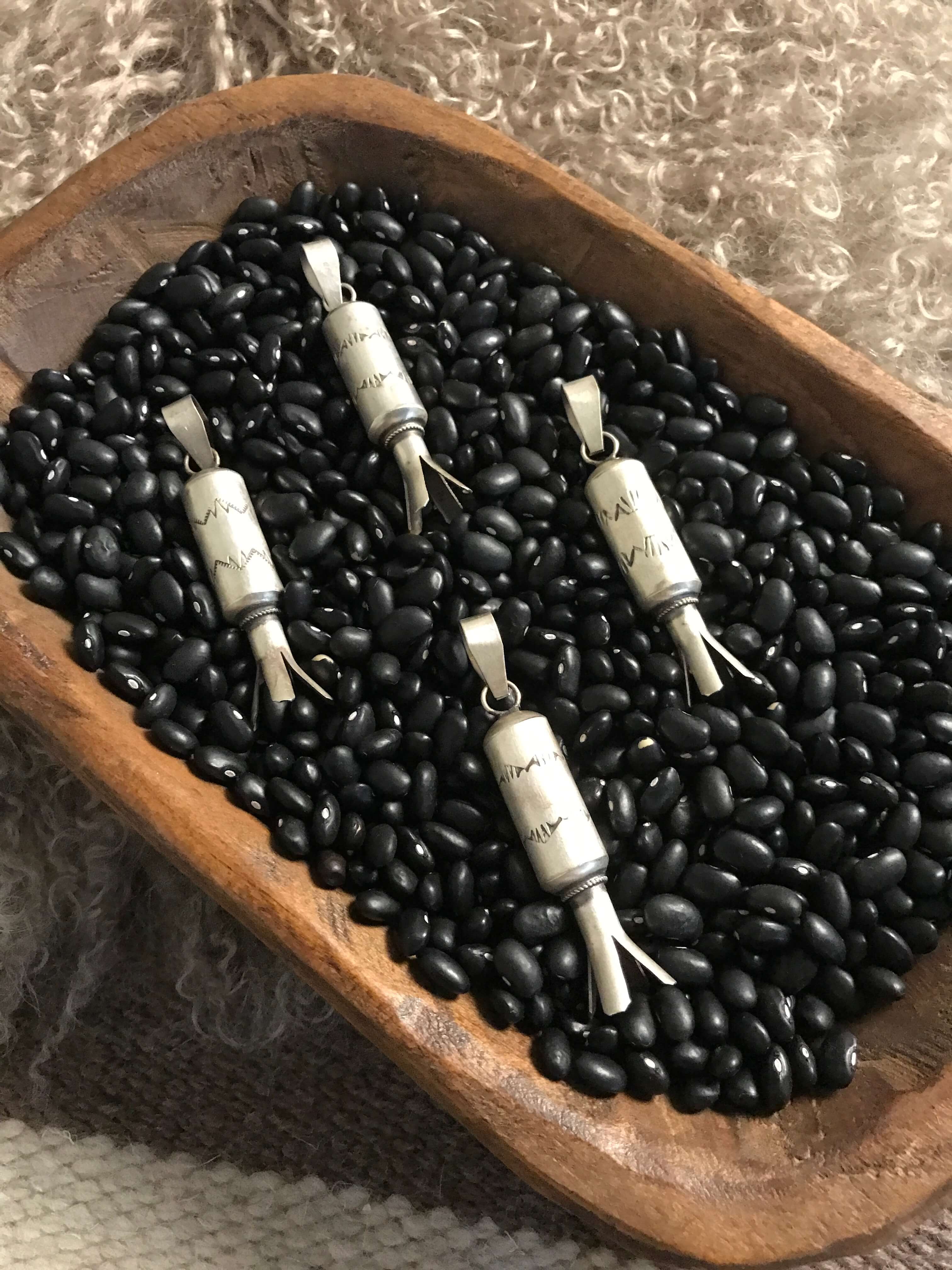 The Barrel Blossom Pendant-Pendants-Calli Co., Turquoise and Silver Jewelry, Native American Handmade, Zuni Tribe, Navajo Tribe, Brock Texas