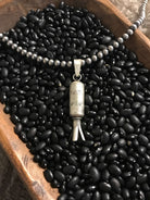 The Barrel Blossom Pendant-Pendants-Calli Co., Turquoise and Silver Jewelry, Native American Handmade, Zuni Tribe, Navajo Tribe, Brock Texas