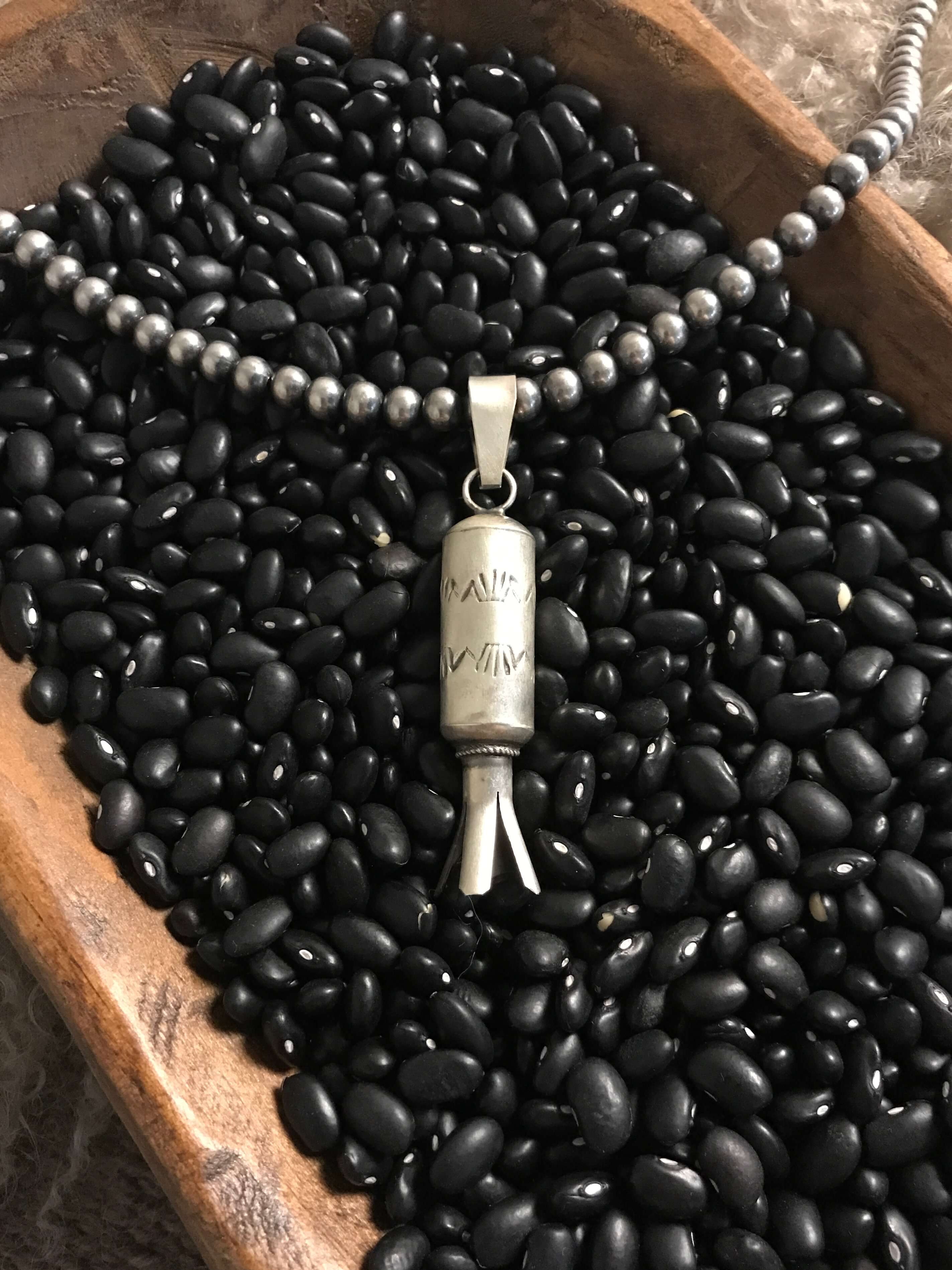 The Barrel Blossom Pendant-Pendants-Calli Co., Turquoise and Silver Jewelry, Native American Handmade, Zuni Tribe, Navajo Tribe, Brock Texas