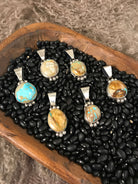 The Klayton Pendants-Pendants-Calli Co., Turquoise and Silver Jewelry, Native American Handmade, Zuni Tribe, Navajo Tribe, Brock Texas