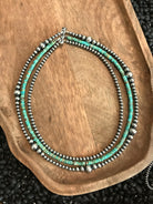 The Cara Triple Strand Necklace-Necklaces-Calli Co., Turquoise and Silver Jewelry, Native American Handmade, Zuni Tribe, Navajo Tribe, Brock Texas