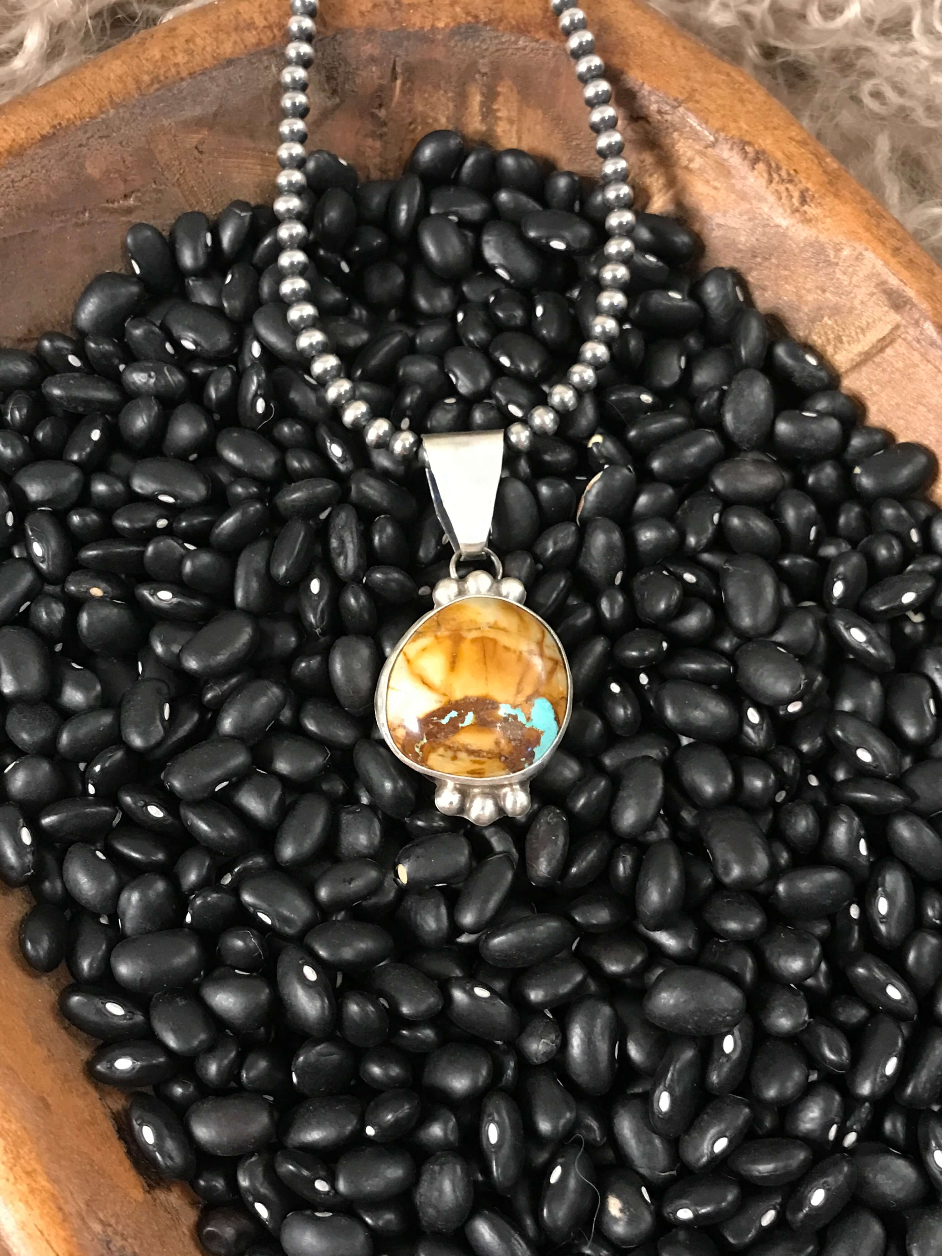 The Klayton Pendants-Pendants-Calli Co., Turquoise and Silver Jewelry, Native American Handmade, Zuni Tribe, Navajo Tribe, Brock Texas