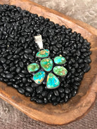 The Cumberland Pendant-Pendants-Calli Co., Turquoise and Silver Jewelry, Native American Handmade, Zuni Tribe, Navajo Tribe, Brock Texas
