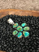 The Cumberland Pendant-Pendants-Calli Co., Turquoise and Silver Jewelry, Native American Handmade, Zuni Tribe, Navajo Tribe, Brock Texas