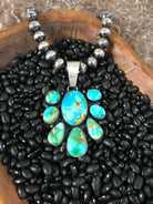 The Ezzi Pendant-Pendants-Calli Co., Turquoise and Silver Jewelry, Native American Handmade, Zuni Tribe, Navajo Tribe, Brock Texas