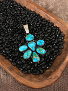 The Enow Pendant-Pendants-Calli Co., Turquoise and Silver Jewelry, Native American Handmade, Zuni Tribe, Navajo Tribe, Brock Texas