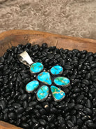 The Enow Pendant-Pendants-Calli Co., Turquoise and Silver Jewelry, Native American Handmade, Zuni Tribe, Navajo Tribe, Brock Texas