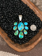 The Ezzi Pendant-Pendants-Calli Co., Turquoise and Silver Jewelry, Native American Handmade, Zuni Tribe, Navajo Tribe, Brock Texas