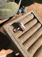 The Pink Conch Adjustable Ring, 1-Rings-Calli Co., Turquoise and Silver Jewelry, Native American Handmade, Zuni Tribe, Navajo Tribe, Brock Texas