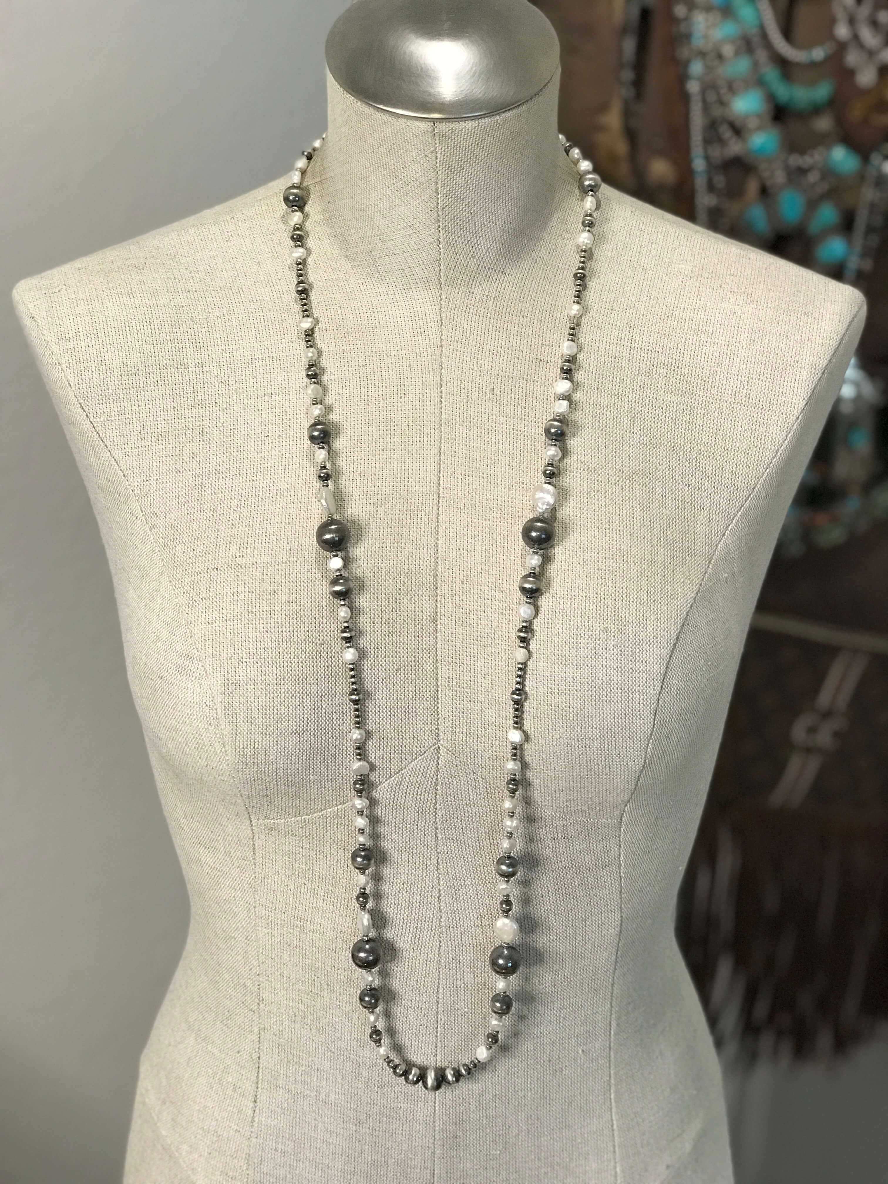 The Socorro Pearl Necklace – Calli Co. Silver