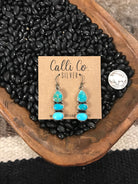 The Laureles Earrings, 1-Earrings-Calli Co., Turquoise and Silver Jewelry, Native American Handmade, Zuni Tribe, Navajo Tribe, Brock Texas