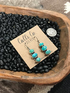 The Laureles Earrings, 3-Earrings-Calli Co., Turquoise and Silver Jewelry, Native American Handmade, Zuni Tribe, Navajo Tribe, Brock Texas