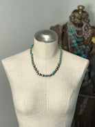 The Ridgemark Necklace-Necklaces-Calli Co., Turquoise and Silver Jewelry, Native American Handmade, Zuni Tribe, Navajo Tribe, Brock Texas