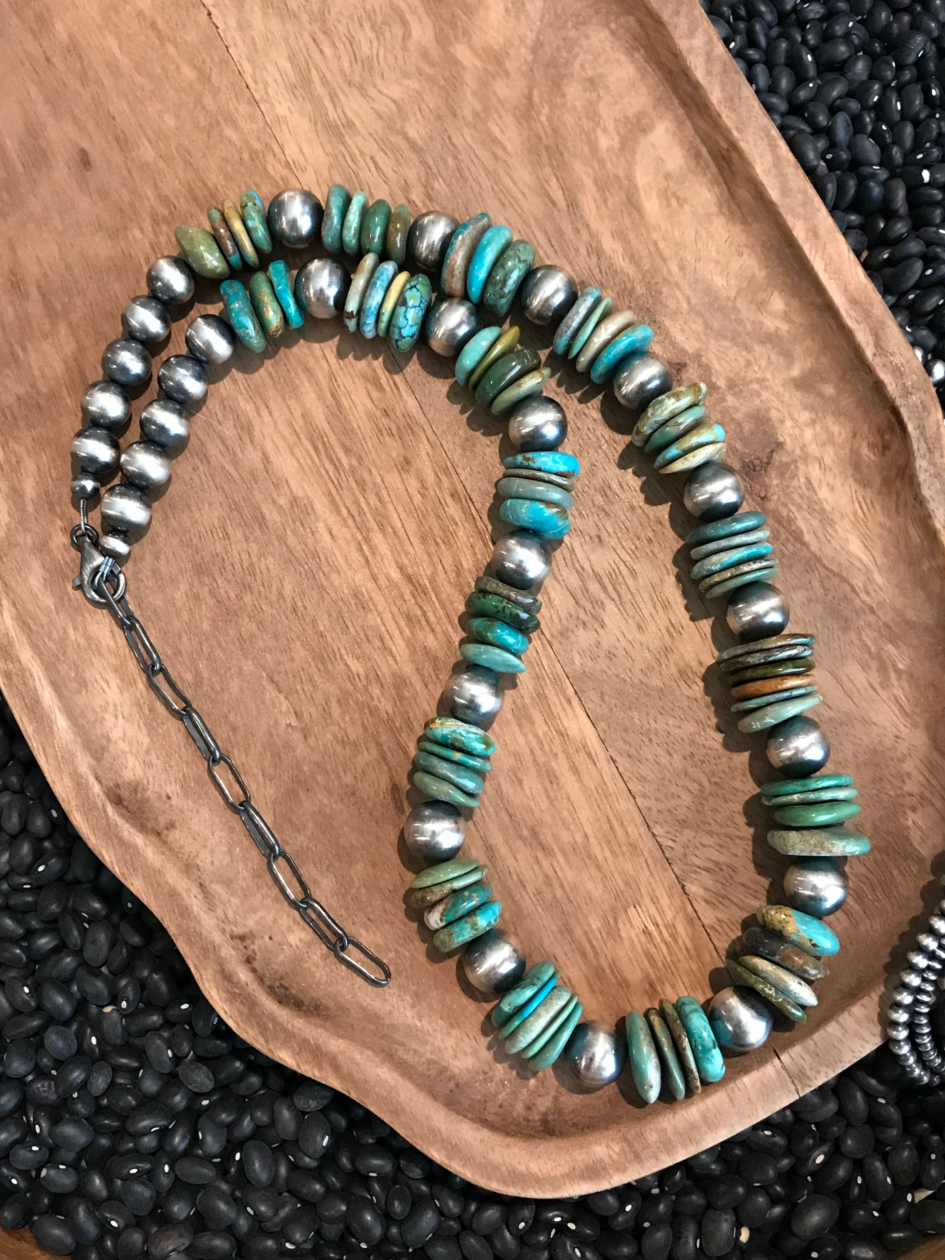 The Coleford Necklace-Necklaces-Calli Co., Turquoise and Silver Jewelry, Native American Handmade, Zuni Tribe, Navajo Tribe, Brock Texas