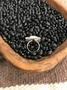 The Sinclair Adjustable Turquoise Ring, 2-Rings-Calli Co., Turquoise and Silver Jewelry, Native American Handmade, Zuni Tribe, Navajo Tribe, Brock Texas