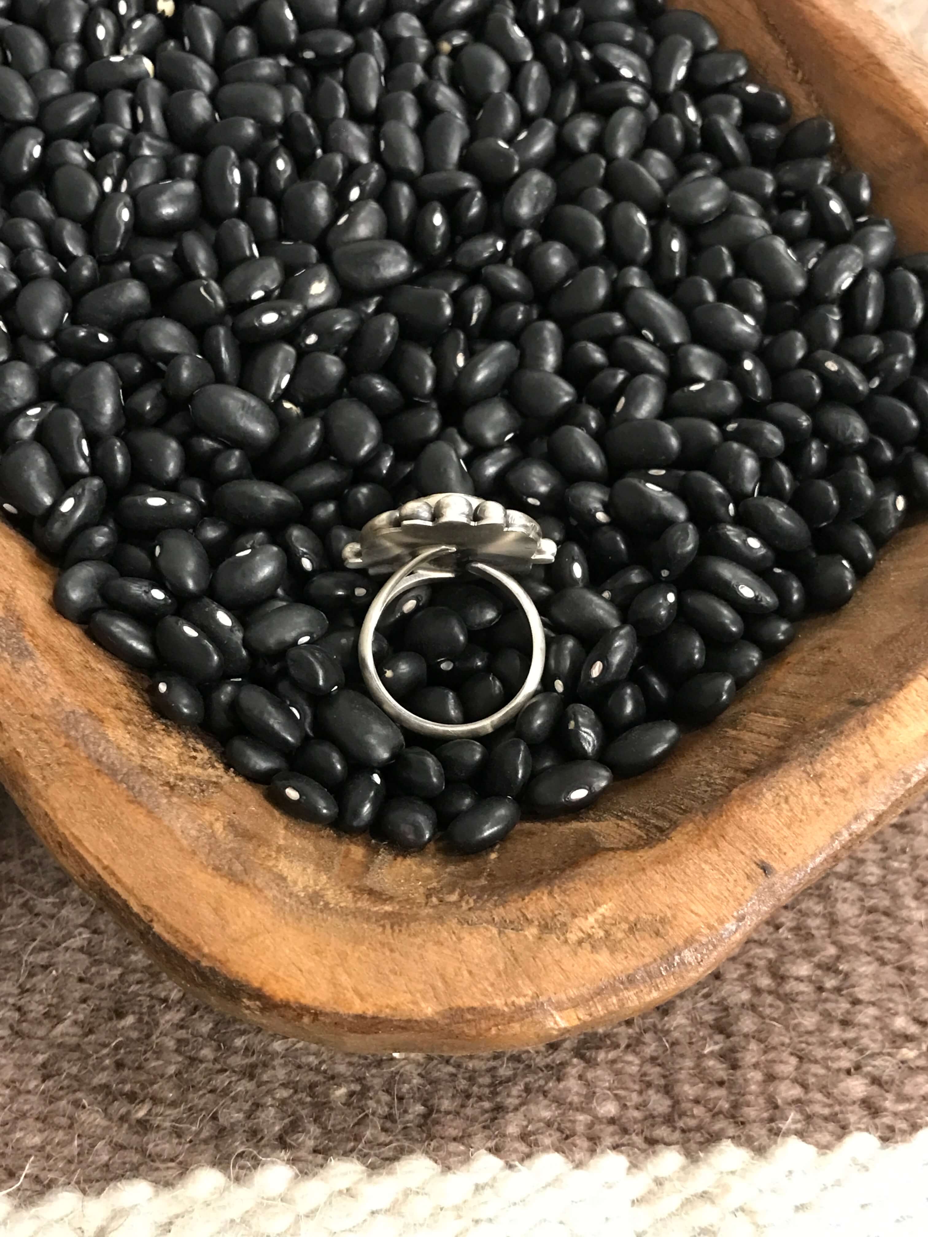 The Eddy Adjustable Turquoise Ring-Rings-Calli Co., Turquoise and Silver Jewelry, Native American Handmade, Zuni Tribe, Navajo Tribe, Brock Texas