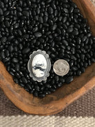 The Sierra Blanca Ring, Sz. 8-Rings-Calli Co., Turquoise and Silver Jewelry, Native American Handmade, Zuni Tribe, Navajo Tribe, Brock Texas