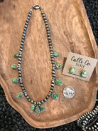 The Codee Necklace Set-Necklaces-Calli Co., Turquoise and Silver Jewelry, Native American Handmade, Zuni Tribe, Navajo Tribe, Brock Texas