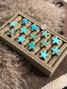 The Stardust Adjustable Turquoise Rings-Rings-Calli Co., Turquoise and Silver Jewelry, Native American Handmade, Zuni Tribe, Navajo Tribe, Brock Texas