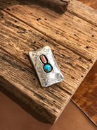 The Red Mesa Money Clip-Miscellaneous-Calli Co., Turquoise and Silver Jewelry, Native American Handmade, Zuni Tribe, Navajo Tribe, Brock Texas