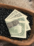 The Buffalo Nickel Money Clip-Miscellaneous-Calli Co., Turquoise and Silver Jewelry, Native American Handmade, Zuni Tribe, Navajo Tribe, Brock Texas