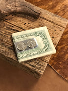 The Buffalo Nickel Money Clip-Miscellaneous-Calli Co., Turquoise and Silver Jewelry, Native American Handmade, Zuni Tribe, Navajo Tribe, Brock Texas