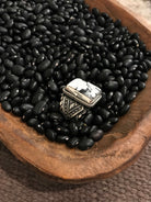 The Willa De Sol Ring, Sz 11.5-Rings-Calli Co., Turquoise and Silver Jewelry, Native American Handmade, Zuni Tribe, Navajo Tribe, Brock Texas